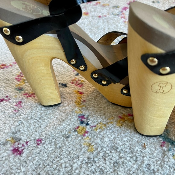 FLOGG Rainbow Platform Sandal in Black Patent Size 8 - NIB - Picture 7 of 15